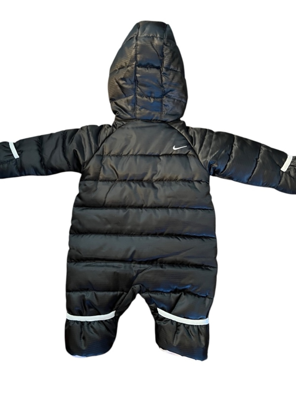Nike ACG Baby Snowsuit 3M Black Puffer Bunting Hooded Primaloft Full Zip NWT - Picture 2 of 7